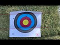 Traditional Long Bow Archery Practice in the Mountains