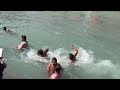 ganga swiming