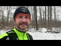 WINTER TRAIL RUNNING - 4K - Clifty Falls State Park, Indiana - Some Hiking, Running, and Outdoor Fun
