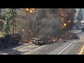 Israeli Secret Gas Supply Convoy Badly Destroyed by Irani Fighter Jets, Drone, Helicopters - GTA 5
