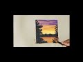 Painting a Sunset Landscape with Acrylics