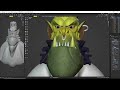 Blender Character Sculpt ( Monster Goblin ) Speed Sculpt
