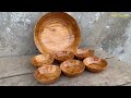 How a Woodworking Master Makes Bowls || Woodturning into Beautiful Bowls on Custom Lathe Machine