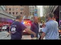 FDNY Vehicles with Sirens and Horns in Manhattan Compilation