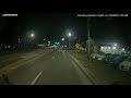 Truck driver forget to stop red light