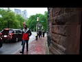 [4K] Walking Beacon Hill in Boston, MA - Rainy Day Ambience - ASMR Walk - 3D Binaural Audio
