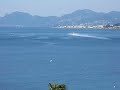 Canadair training in Juan les Pins / Cannes Bay