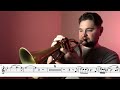 Gabriel's Oboe' on Flugelhorn (with Sheet Music)