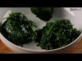 How to cook spinach