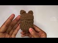 🐻 CROCHET BEAR AIRPOD CASE TUTORIAL 🤍