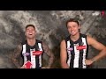 Darcy Moore and Jamie Elliott play 'Most Likely To' | 2020 Pre-season