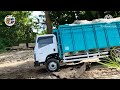 OLENG PARAH Truk Oleng Isuzu Elf NMR71 Dan Mitsubishi Canter HDL MUATAN SEGUNUNG Pasir ||Rc Handmade