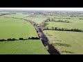 Drone flight past donore castle