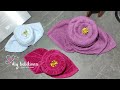 6 Ways To Make Flower Towel  - Easy Folding Towel Art