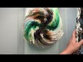 Tie-Dye Designs: Colander Gravity Spiral DUI (Dye Under Ice)