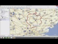 Garmin BaseCamp, How to create a route from a track