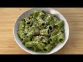 Creamy Green Pasta under 20 minutes! No-chop!
