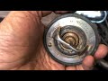 How to fix Nissan Navara D40 thermostats valve properly