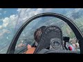 Glider flight over Bled lake Slovenia