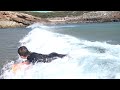 Henry Body Boarding in Portugal