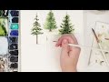 5 Different Ways To Paint An Evergreen Tree