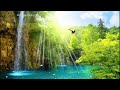 🎵😊Ambient Healing Music + Waterfall Sound +🦜Singing Birds +💌Affirmations +6 Healing Codes🔆Relaxing