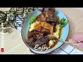 Braised beef short ribs