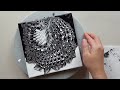 (937) The beauty of black and white | Acrylic Pouring | Designer Gemma77