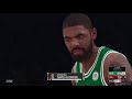 NBA 2K18 Gameplay - Boston Celtics vs Chicago Bulls ( Full Game )