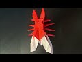 Origami Flying Stag Beetle designed by Shuki Kato and Folded by me