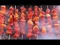 Grilled meat on charcoal in the easiest way لحم المشوي عالفحم بأسهل طريقة شقف اللحم المشوية