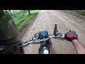 1972 Honda XL250 Off Road Riding After Heavy Rain and Top Speed Road Test