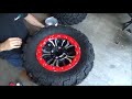 Removing and Installing Tires on a Beadlock Rim