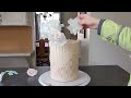 SIMPLE One Step GOLD STENCIL Technique! | Cake Decorating Trends | Cake Decorating Tutorial