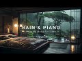 3 Hours Relaxing Music with Rain Sounds for Sleeping - Peaceful Music in Warm Bedroom, Stress Relief