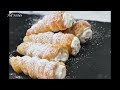 How To Make Puff Pastry Cream Horns/Rolls