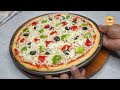 গ্যাসের চুলায় পিৎজা তৈরির সবচেয়ে সহজ ও পারফেক্ট রেসিপি | Pizza Recipe In Bangla | Pizza Without Oven
