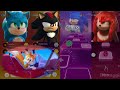 Sonic The Hedgehog 🔴 Shadow 🔴 Sonic Prime 🔴 Knuckles || Tiles Hop EDM Rush! | Coffin Dance | Dhonggi