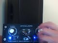 Avalon U5 bass test