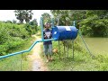 Strong Pressure! How to make Free Energy Water Pump NO Electricity Auto Pump 24h/Day, What to See?