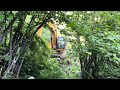 Mountain Road Construction with JCB Excavator 220 nlc