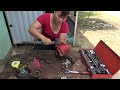 Timelapse Video: Woman Mechanic Repair Restoration Car - Restoration Complete | New Blacksmith Girl