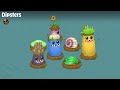 Bone Island - All New Monsters (All Sounds & Animations) + Full Song | My Singing Monsters