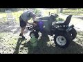 Washing my Garden tractor!