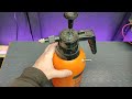 How to modify garden sprayer with tyre valve