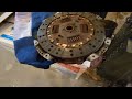 05 dodge cummins clutch tear down. bad throw out bearing