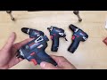 Bosch 12v brushless drill driver, GSR12V-300, GSR12V-300HX, and GSB12V-300