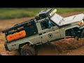 Rc Crawler Rescue Two Campers: Trx-4 Dodge Tow Truck - Two Killerbody Lc70 Canopy 4x4 Rc Cars