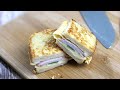 🥪Try this delicious and easy pan egg toast recipe for a quick breakfast or snack!