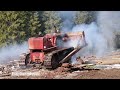 Big Bulldozers at Work in Tough Conditions